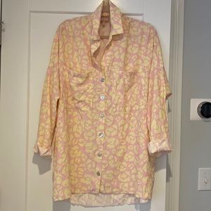 Show Me Your Mumu cheetah beach cover up